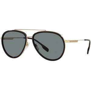 Burberry Oliver BE3125 Sunglasses Gold/Polarized